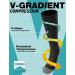 Compression Socks Women & Men 20-30 mmHg Bas de Compression Stockings Femme Homme Knee High for Running Travel B11-(4 Pairs) Black With Slate Gray and Black With Egyptian Blue Large-X-Large - Buy Online on GoSupps.com