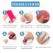 24 Pieces Pink Gradient Angular French Press On Nails | Acrylic Full Cover Fake Nails for Women & Girls - Buy Online on GoSupps.com