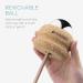 Navaris Massage Ball with Cork Bracket - Versatile Hot & Cold Fascia Roller for Back and Neck Relief - Buy Online on GoSupps.com