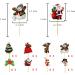 TSJ 24PCS Christmas Cupcake Toppers Picks Cake Dessert Decorations Stick Toothpicks Xmas Party Supplies Christmas a - Buy Online on GoSupps.com