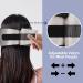 Luxury Mulberry Silk Sleep Mask - Adjustable Eye Cover for Sleeping | Soft Pressureless Blackout Design for Men & Women - Large Size Mink Silver - Buy Online on GoSupps.com