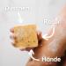 Ecoyou Shaving Soap - Handmade Vegan Body & Shower Soap for Men & Women (90g Lavender) - Palm Oil Free Extensive Shaving Foam - Made in Berlin - Buy Online on GoSupps.com