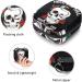 Anna Cowper Rock and Roll Skull Sanitary Napkin Storage Bag - Multi-colored Portable Period Pouch for Women and Teen Girls - Buy Online on GoSupps.com