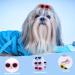 Pet Hair Clips 12 Pcs Cute Dogs Cats Barrettes Oval Sunglasses Shapes Hair Pins Dog Hair Clips Cat Hairpin for Kitten Puppy Grooming Accessories (Oval)(Random Color) - Buy Online on GoSupps.com
