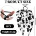 AOZUO 2 Pieces Cow Print Headband Bow Bandana Elastic Hair Bows Accessories Handmade Halloween Costume Birthday Gift for Women Girls - Buy Online on GoSupps.com