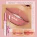 Hydrating Rose Lip Oil & Gloss | Nourishing Clear Lip Balm & Liquid Lipstick for Moisture & Shine - Non-Sticky Formula to Prevent Chapped Lips - Buy Online on GoSupps.com