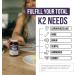 Total K2 | Vitamin K2 as MK7 & MK4 | Plus K1 & Vitamin D3 Cofactor - 620 mcg K2 per Serving - All-Trans MK7 from MenaQ7 - Full-Spectrum Vitamin K - Vegan Organic Certified (60 Capsules) 60 Count (Pack of 1) - Buy Online on GoSupps.com
