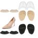 Heel Pads 10-Pack Brozigo Shoe Inserts for Women 2 Pairs Shoes Heel Pads and Metatarsal Pads for Shoes Too Big Women with 1 Pair Toe Protectors for Women