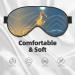 Buy SSIMOO Double-Sided Eye Mask - Jumping Musical Notes Print | Soft Light Blocking Sleep Mask for Better Sleep Quality - International Shipping Available - Buy Online on GoSupps.com