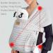 vrbabies Ergonomic Baby Carrier | Skin-Friendly Wrap for Newborns to Toddlers | Easy Breastfeeding | Lightweight & Breathable | Striped Grey Design | Ideal Baby Shower Gift - Buy Online on GoSupps.com