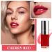 ZHISHUDL Plumping Lip Gloss Makeup Gift - Cherry Red Lip Tint Stain for Hydrating and Moisturizing Lips - Buy Online on GoSupps.com
