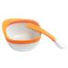 Zoli Mash Bowl & Spoon Kit +6mo Orange 1 Bowl + 1 Spoon