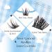 KevKev Eyelash Extension Kit 168Pcs Individual Lashes with Bond, Seal, Applicator & Remover - D-Mix (8-18mm) Cloudy - Buy Online on GoSupps.com