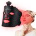 Red Light Therapy Mask for Face Wireless 7 Colors Led Face Mask Light Therapy Portable Face Light Therapy Red Light Therapy Mask Skin Care for Wrinkle Reduction Anti Aging(Black)