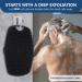 Silicone Body Scrubber Brush for Exfoliating All Skin Types - Easy to Use, Clean, and Quick Drying (Black) - Buy Online on GoSupps.com
