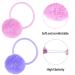 Fishdown 24 Pcs Pom Ball Hair Ties for Girls - Multi-colored Ponytail Holders - Cute and Fluffy Pom Pom Hair Bands for Toddlers - Buy Online on GoSupps.com
