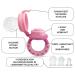 BEBI BORN Baby Fruit Teat Set - 1 Fruit Teat + 3 BPA-Free Silicone Teats (3-24 Months) - Pink Fruit Teat for Babies 4+ Months - Safe & Easy to Use - Buy Online on GoSupps.com