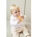 Matchstick Monkey Original Teether & Gel Applicator | BPA Free Silicone | Easy Grip | Orange Monkey | 10.5 cm | 3 Months+ | 1 Teether - Buy Online on GoSupps.com