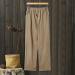 ZOOJINFAR Womens Cotton Linen Capris Khaki X-Large - Summer Casual Elastic Waist Pants - Buy Online on GoSupps.com