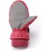Flammi Kids Winter Ski Mittens for Girls | Warm & Water-Resistant Snow Gloves | Reindeer Design | Dark Pink | Ages 2-8 - Buy Online on GoSupps.com
