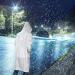 Cosowe Reusable Rain Ponchos for Adults - 2 Pack Emergency Raincoats with Hood and Drawstring - White - Buy Online on GoSupps.com
