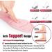 2 Pairs Memory Foam High Heel Insoles - Breathable Shoe Pads & Comfort Cushion Inserts for Men & Women (Black - Buy Online on GoSupps.com