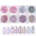 Shop GZMAYUEN Glitter for Nails - 8Pcs Sliver & Violet Nail Art Glitter Set | Pink Nail Glitter & Sequin Flakes for Stunning Nail Designs International Shipping Available - Buy Online on GoSupps.com