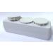 9-Piece Black Dust Protection Cover Set for Schuko Sockets | Splash Protection Design for Hotels & Companies - Buy Online on GoSupps.com