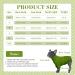 Elegant Hjumarayan Dog Sweater for Medium Dogs - Warm & Stylish Green Sweater with Leash Hole - Perfect for French Bulldogs (XXL: 70cm Chest 52cm Back) - Buy Online on GoSupps.com