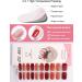 Kalolary 20PCS Nail Gel Polish Strips Full Wraps Nail Polish Stickers Cured Gel Nail Strips Self-Adhesive Gel Nail Wrap Stickers Decals with Nail File and Stick(UV/LED Lamp Required) (NJTZ-NG200266) - Buy Online on GoSupps.com