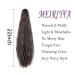 Meiriyfa Long Black Curly Ponytail Extensions for Black Women | 55cm Synthetic Claw Clip Hair Extensions - Buy Online on GoSupps.com
