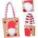jojofuny Christmas Bag Bags Hand Bags Burlap Tote Bags Party Supply Vintage Container Shopping 1 count (Pack of 1) Picture 3 - Buy Online on GoSupps.com