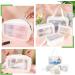 4 Pcs Waterproof Clear Toiletry Bags for Women - Transparent Travel Makeup Bags Set (White) - Buy Online on GoSupps.com