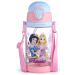 Everyday Delights Disney Princess Rapunzel Snow White Water Bottle Double Covers with Straw and Strap 520ml  Pink