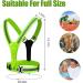 LED Reflective Running Vest | High Visibility Safety Gear for Night Running, Walking, Cycling | Adjustable Elastic Fit | Rechargeable Lights for Runners - Buy Online on GoSupps.com