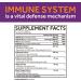Whollium Immune Support Capsules - Elderberry with Vitamin C, D3, Zinc, Selenium, Echinacea, Garlic, Ginger & Black Pepper for Antioxidant Boost - 60 Vegetarian Caps - Buy Online on GoSupps.com