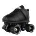 Crazy Skates Rocket Roller Skates - Quad Skates for Men and Women Black US Mens 9 | US Ladies 10 | EU 42