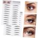 Mipcase 2pcs 3d Eyebrow Stickers Eyebrow Tool Eyebrow Stencils Eyebrow Trimming 6d Template - Buy Online on GoSupps.com