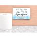 Septic Tank Sign for Toilet | Fun Novelty Adhesive Bathroom Sign | Septic System Signs for International Shipping - Buy Online on GoSupps.com