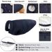 ASENKU Windproof Waterproof Dog Winter Coat | Warm Fleece Lined Jacket for Small Medium Large Dogs | M Chest 15-17.3 Length 12.6 Blue - Buy Online on GoSupps.com