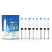 Eight (8) Huge 10mL Syringes SenAllis Cosmetics Teeth Whitening Gel, 80mL 35% Gel Syringes, Fast & More Effective Than Teeth Whitening Strips, Refills Gel Compatible with Most Teeth Whitening Kits