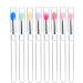 8Pcs Silicone Lip Brush Set - Reusable Lipstick & Nail Art Applicator Brushes with Lid | Perfect for Makeup & Glitter Application - Buy Online on GoSupps.com