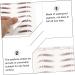 Beavorty Makeup Gadgets 6pcs Eyebrow Stickers Stickers 3d Eyebrows Stickers Imitation Eyebrow Tattoos Applique Makeup Stickers - Buy Online on GoSupps.com