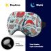 Ugly Christmas Sweater Party Sleep Mask | Adjustable Eye Cover for Sleeping | Blocks Light for Night Travel Nap | Men Women - Buy Online on GoSupps.com
