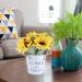 Yardenfun 1pc Simulated Sunflower Artificial Plants Metal Vases for Flowers Realistic Bonsai Adornment Display - Buy Online on GoSupps.com