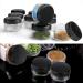 Accmor 100pcs 3g Empty Sample Containers with Lids - Cosmetic Jars + 5 Mini Spatulas - Buy Online on GoSupps.com