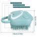 Molain Silicone Pet Bath Brush Comb - Grooming & Massage Tool with Shampoo Dispenser (Blue Paw Shape) - Buy Online on GoSupps.com