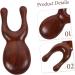 Magiclulu 3-Piece Wooden Nasal Scraper Set - Handheld Travel Tool for Natural Healthcare | Small Sandalwood Massage Device 9.00x3.50x1.50cm - Buy Online on GoSupps.com