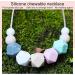 Silicone Teething Necklace for Moms and Babies - Chewable Teether for Sensory Development - Baby and Toddler Toy - Type 1 - Buy Online on GoSupps.com