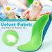 Ailaka Kids Orthotic Arch Support Insoles - PU Foam Inserts for Overpronation Flat Feet & Plantar Fasciitis | 4-6 M US Big Kid Green - Buy Online on GoSupps.com